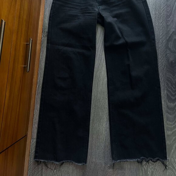 Wide Leg Black Jeans - Picture 2 of 3